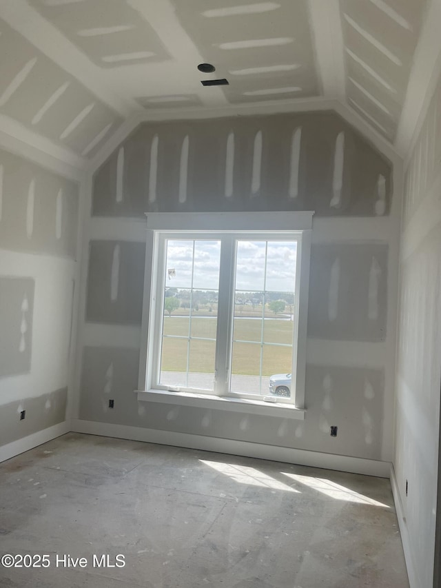 3413 Autumn Breeze Ct, Grimesland, NC 27837 - bonus room featuring lofted ceiling and plenty of natural light