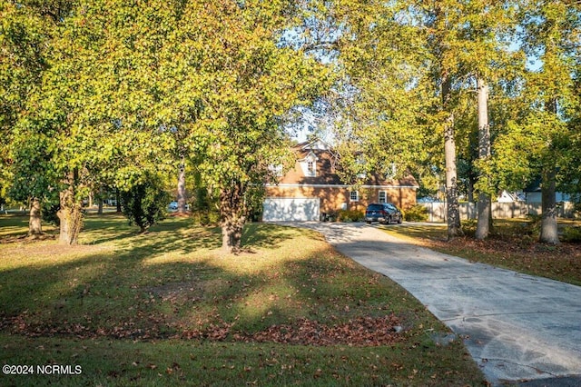 exterior space with a lawn