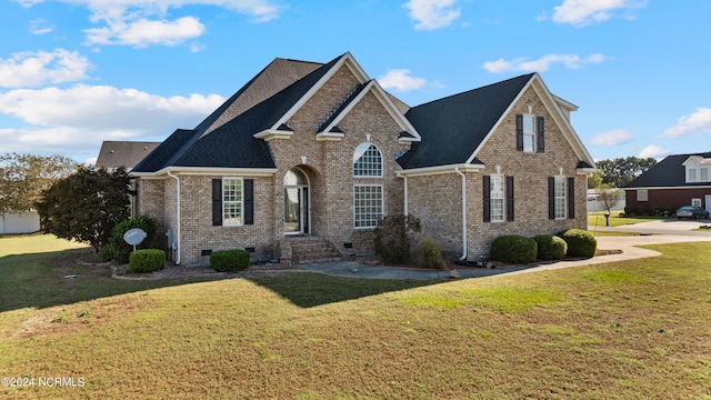 view of property with a front yard