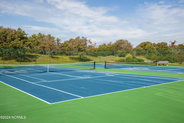 view of sport court