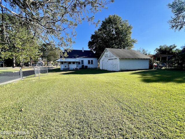 view of yard