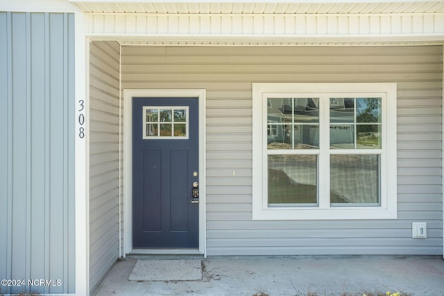 view of property entrance