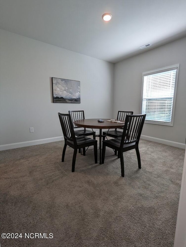 1491 Pecan Drive Model Home, Nashville, NC 27856 - carpeted dining room with baseboards and visible vents
