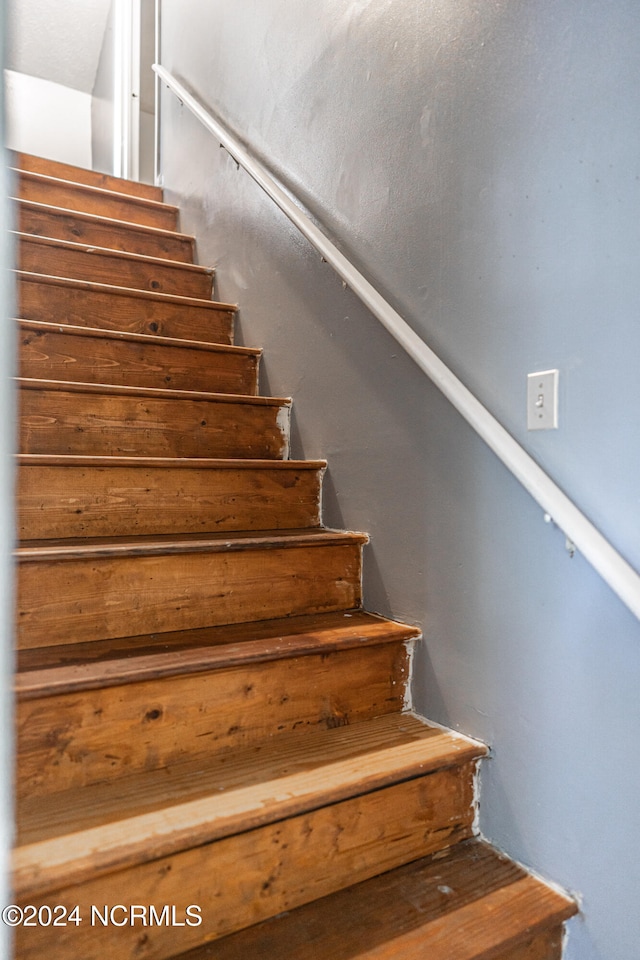 view of staircase