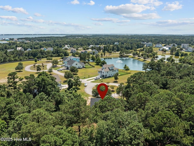 103 Cumberland St, Newport, NC 28570 - drone / aerial view of a large body of water and a heavily wooded area