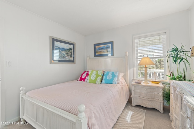 bedroom with carpet flooring