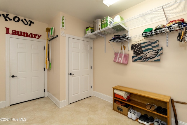 view of mudroom