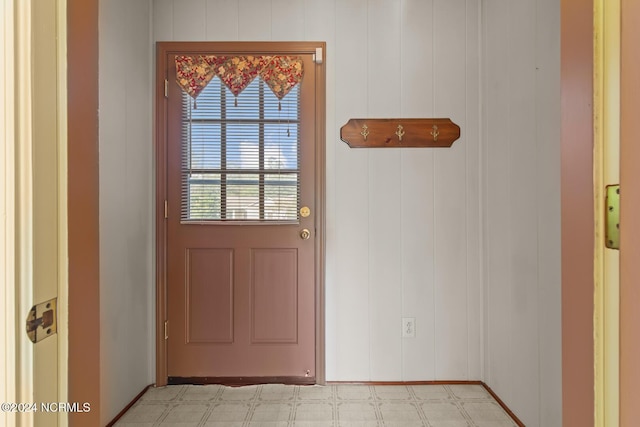 124 N Lisk Dr, Swansboro, NC 28584 - doorway to outside with light floors