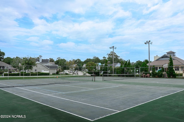 view of sport court