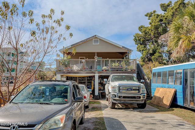 view of front of home