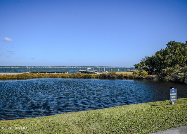 view of water feature