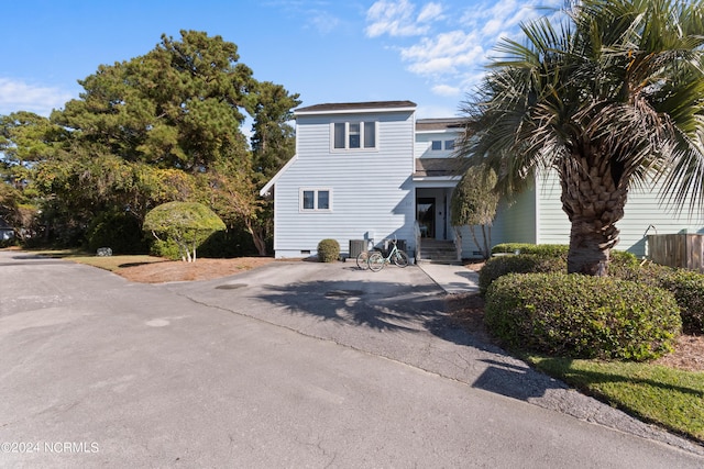 view of front of home