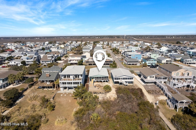 drone / aerial view featuring a residential view