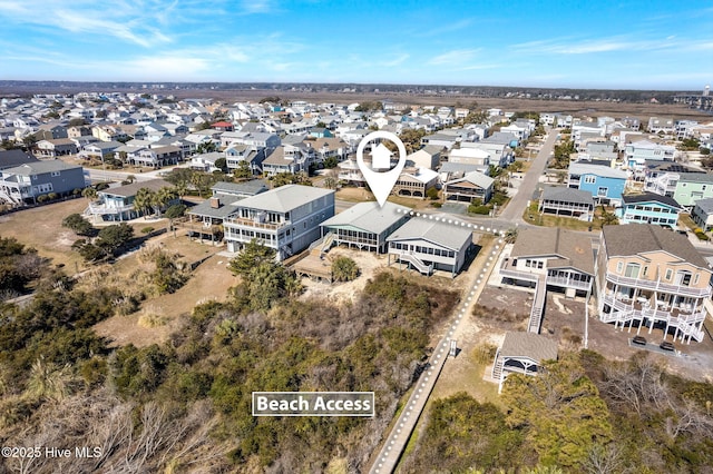 drone / aerial view featuring a residential view