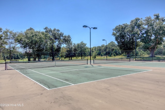 187 Spicer Lake Dr, Holly Ridge, NC 28445 - view of sport court featuring fence and community basketball court