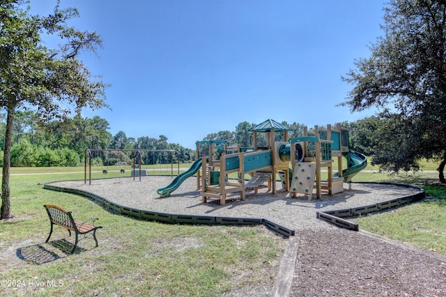 187 Spicer Lake Dr, Holly Ridge, NC 28445 - community playground with a lawn