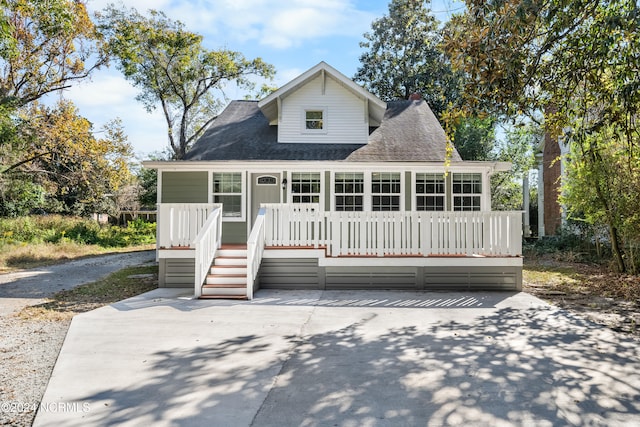 view of front of home