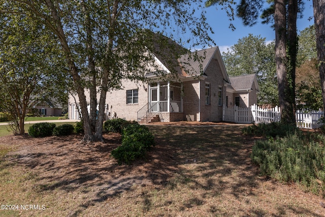 view of front of home