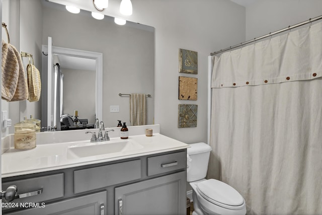4422 Old Towne St, Wilmington, NC 28412 - bathroom with vanity and toilet