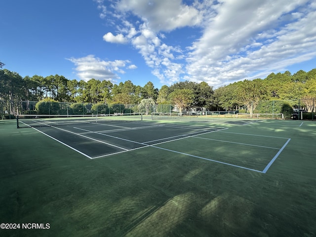 3965 Pepperberry Ln, Southport, NC 28461 - view of tennis court