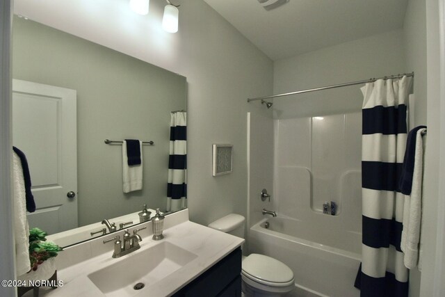 3965 Pepperberry Ln, Southport, NC 28461 - full bathroom with vanity and shower / bath combo
