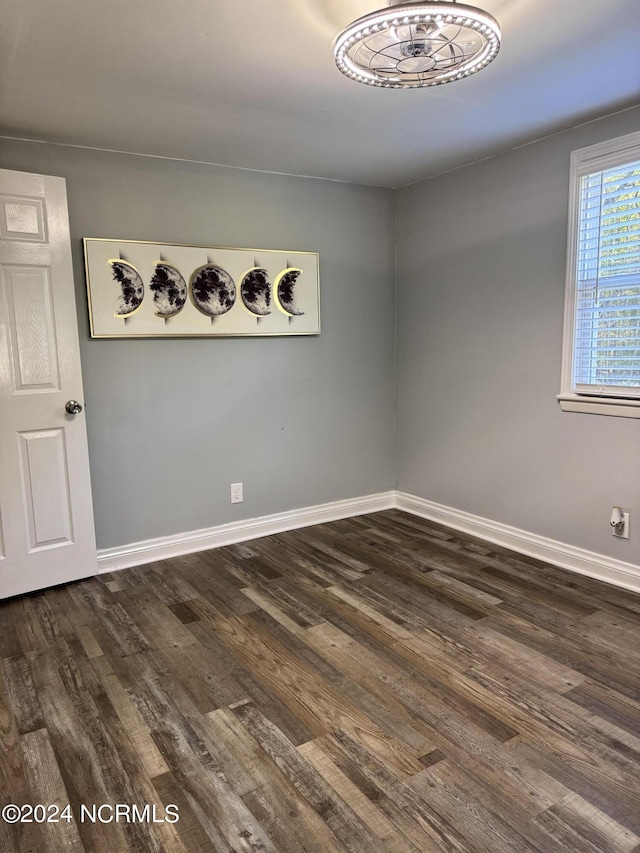 114 Williams St, Seaboard, NC 27876 - empty room with dark wood-type flooring and baseboards