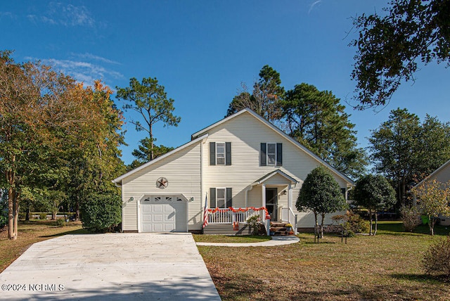 front of property with a front yard