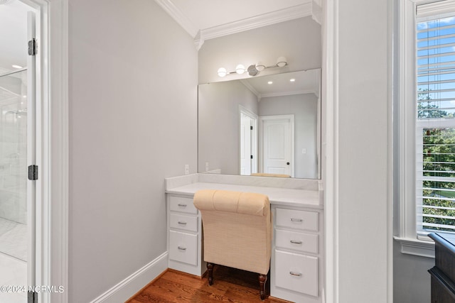 bathroom featuring ornamental molding, separate shower and tub, tile patterned flooring, and tile walls