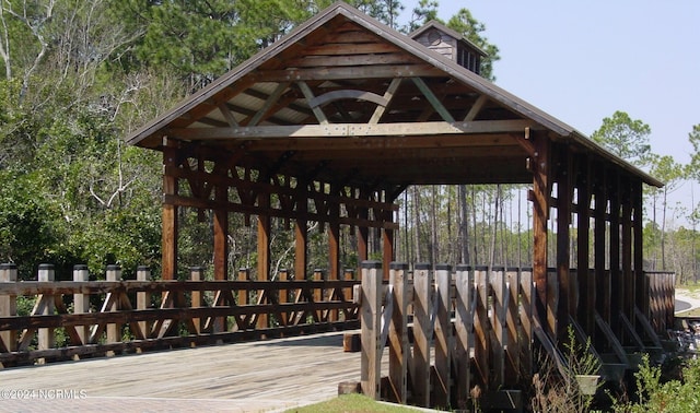 4315 Loblolly Cir SE, Southport, NC 28461 - view of home's community with a gazebo and a deck