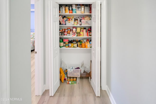 view of pantry