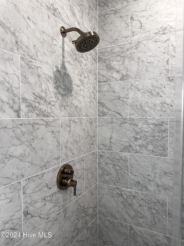 room details with tiled shower