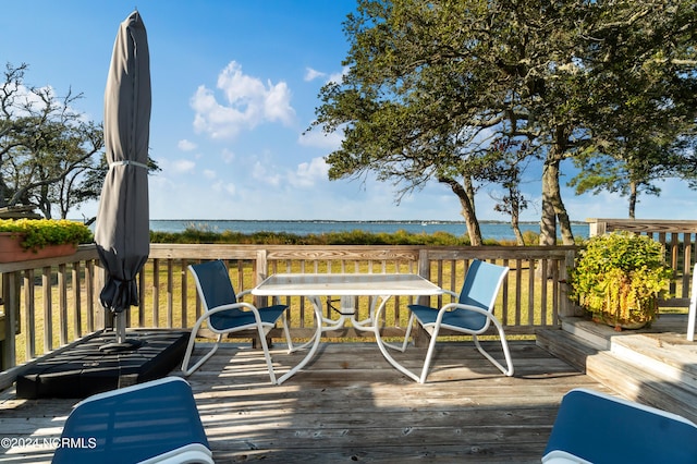 view of deck