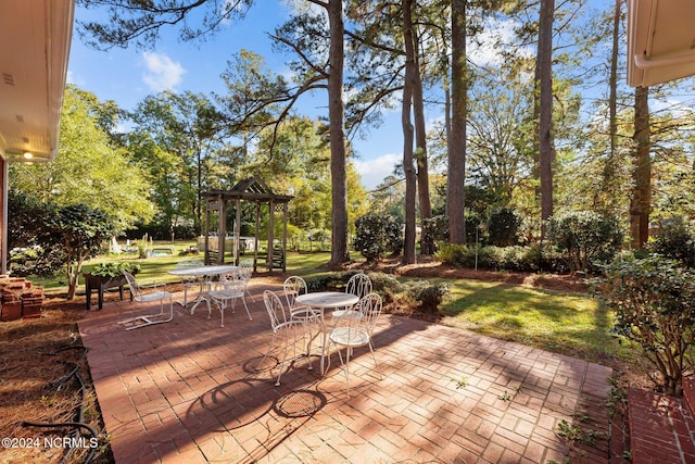 view of patio