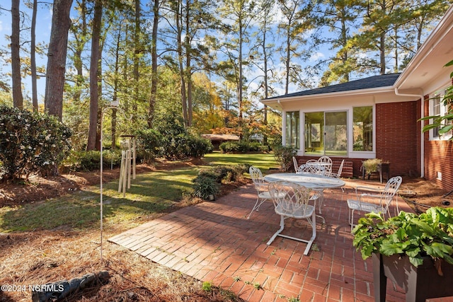 view of patio / terrace with outdoor dining space