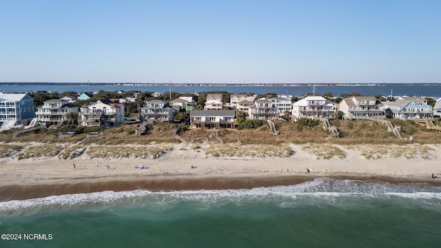 3307 Ocean Dr Unit 2, Emerald Isle, NC 28594 - aerial perspective of suburban area with expansive coastline