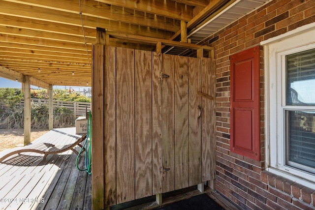 view of deck