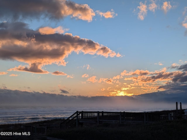 3307 Ocean Dr Unit 2, Emerald Isle, NC 28594 - dock area with a water view