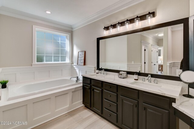 bathroom featuring hardwood / wood-style flooring