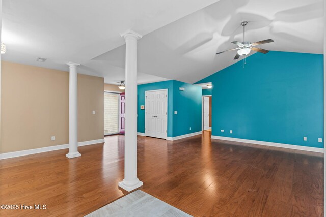 8525 Primm Forest Dr, Leland, NC 28451 - living room featuring a glass covered fireplace, a ceiling fan, visible vents, and light wood-style floors