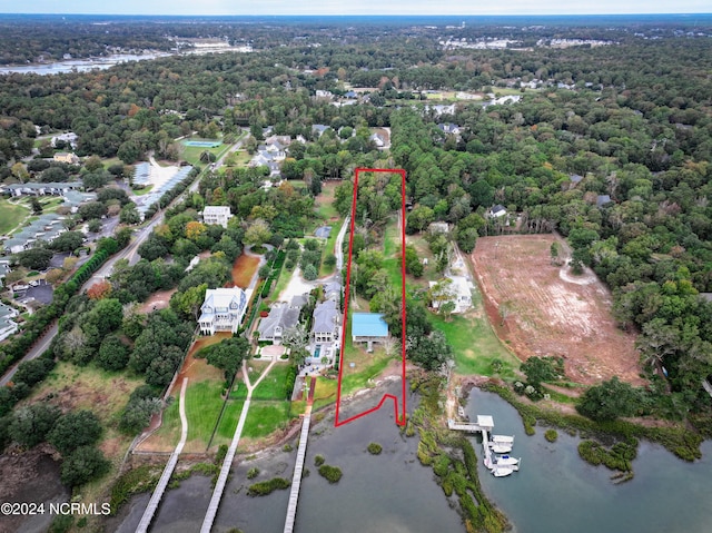 1324 Final Landing Ln, Wilmington, NC 28411 - view of property location featuring a nearby body of water and property boundaries highlighted