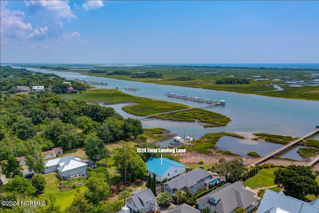 1324 Final Landing Ln, Wilmington, NC 28411 - drone / aerial view of a large body of water