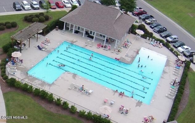 drone / aerial view
