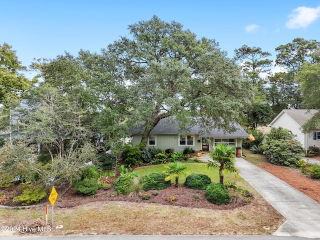 view of front of home