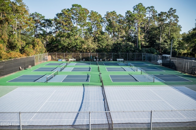 view of sport court