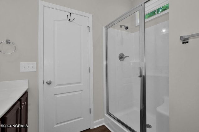 6639 Ramsey St, Fayetteville, NC 28311 - full bathroom featuring a shower stall and vanity