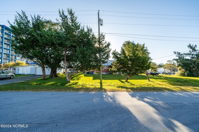 view of front of house with a front yard