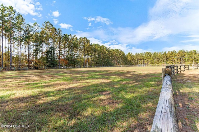 154 Horizon Trl, Aberdeen, NC 28315 - view of yard featuring a view of countryside and a view of trees