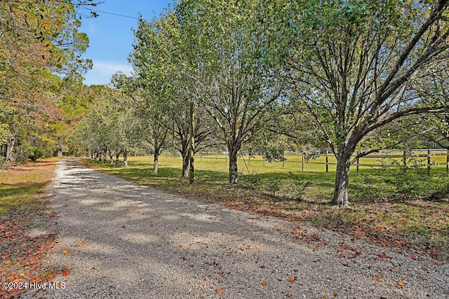 view of road