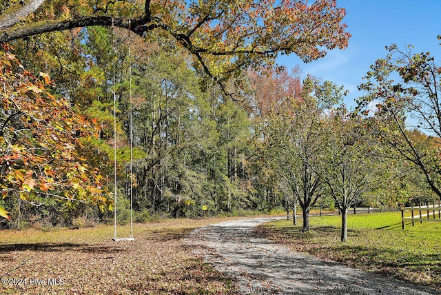 view of road