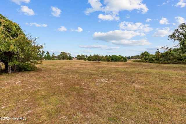 view of landscape featuring a rural view